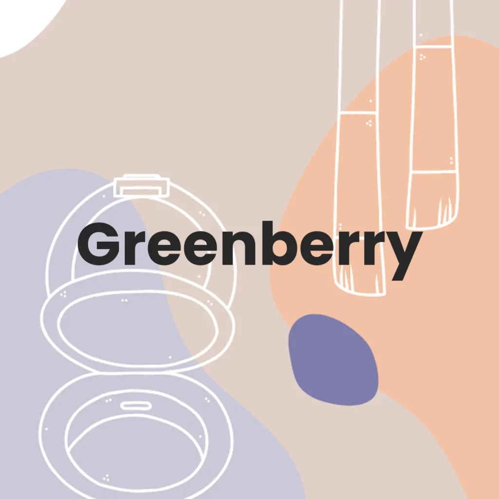 Greenberry testa en animales?