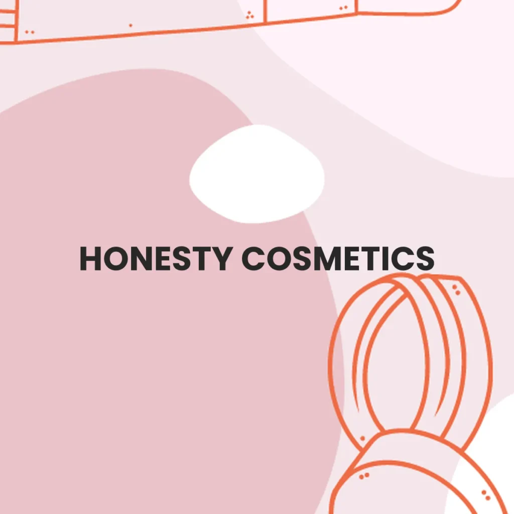 HONESTY COSMETICS testa en animales?