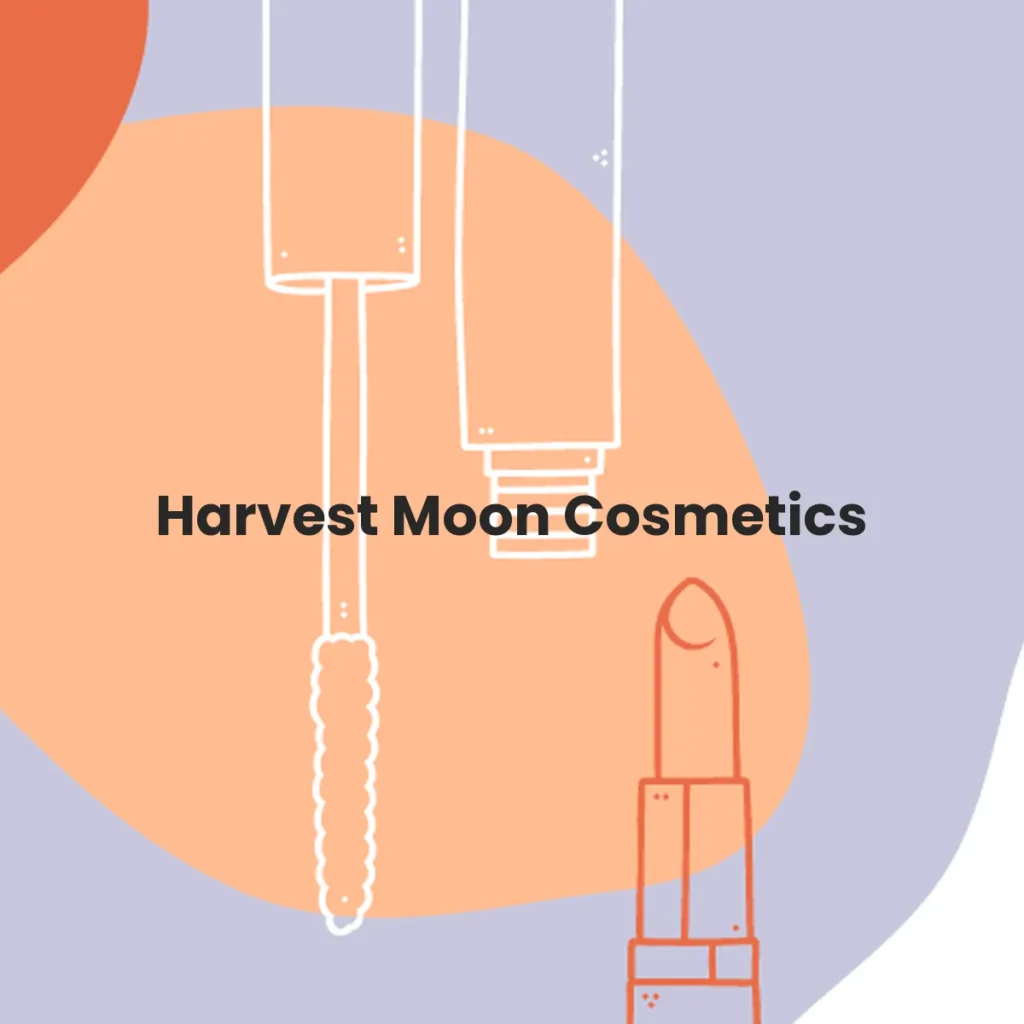 Harvest Moon Cosmetics testa en animales?