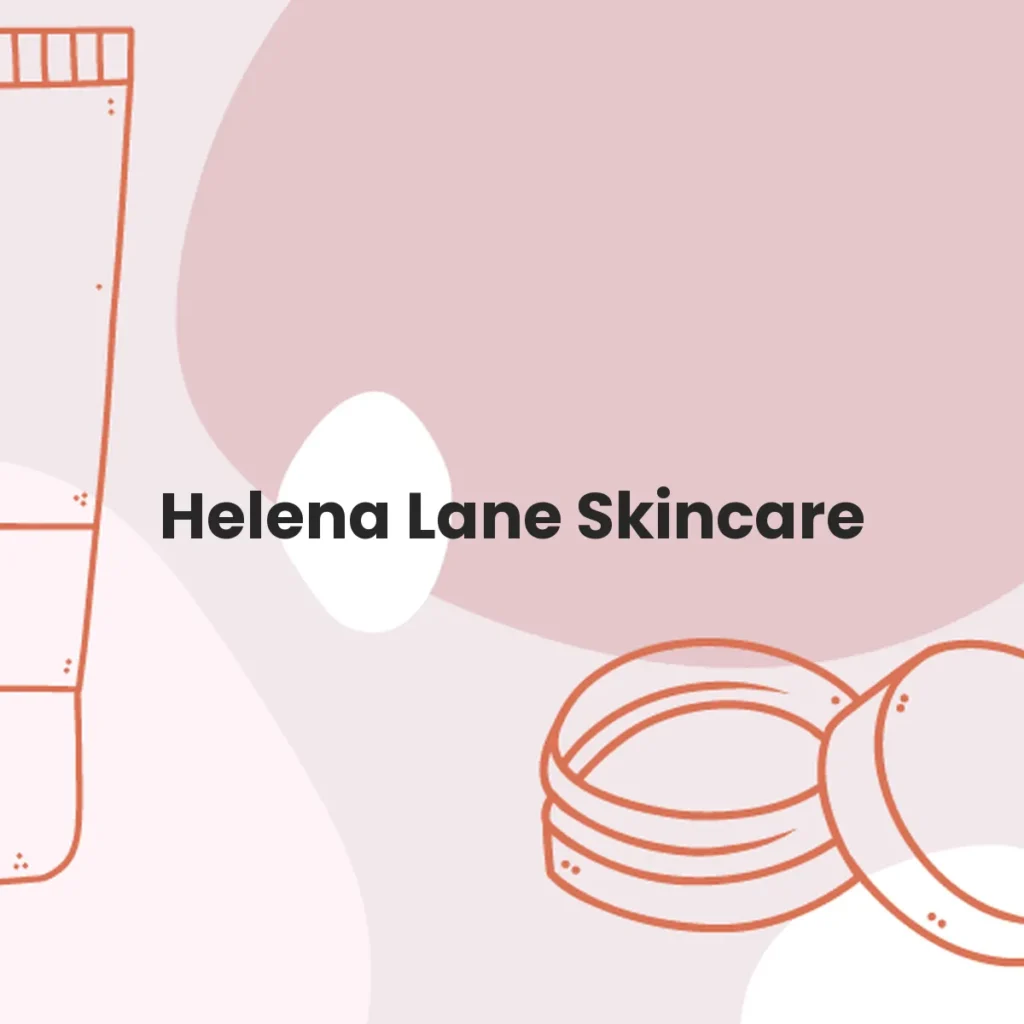 Helena Lane Skincare testa en animales?