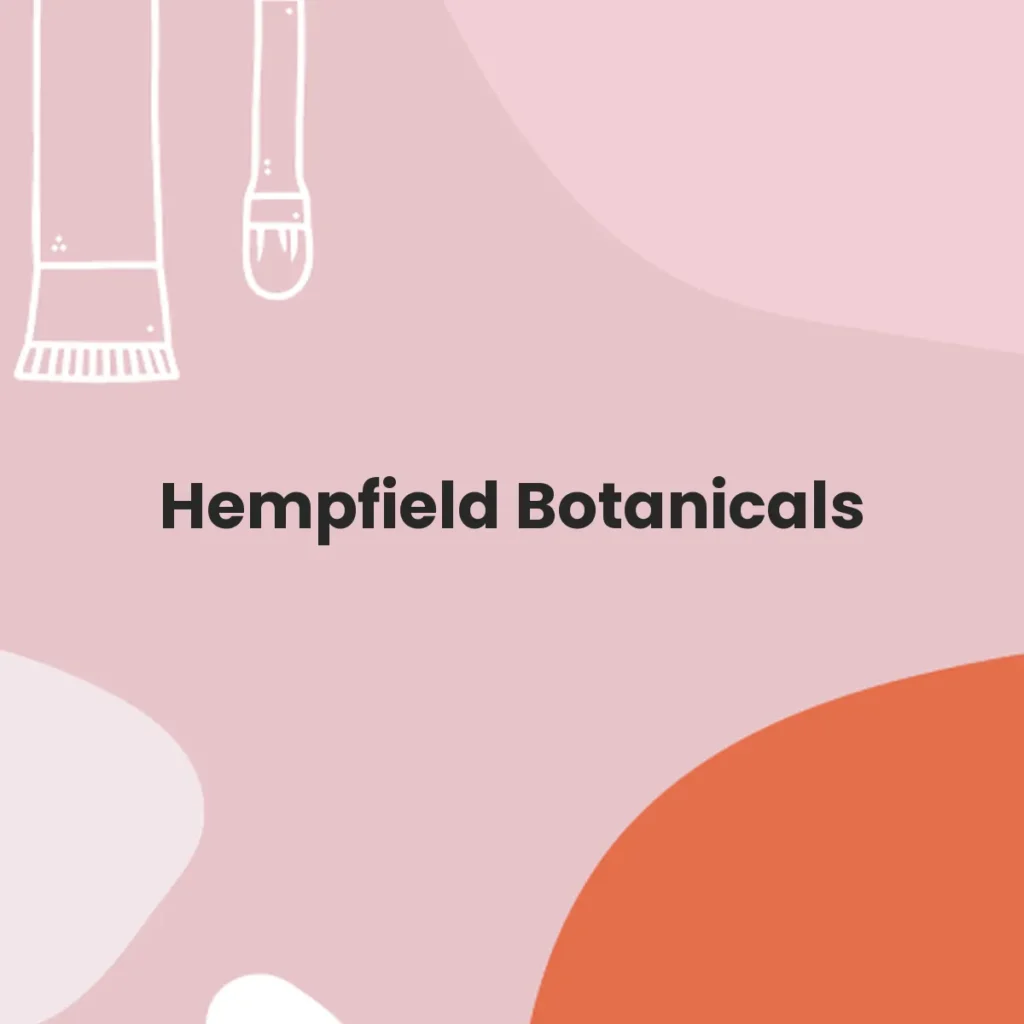 Hempfield Botanicals testa en animales?