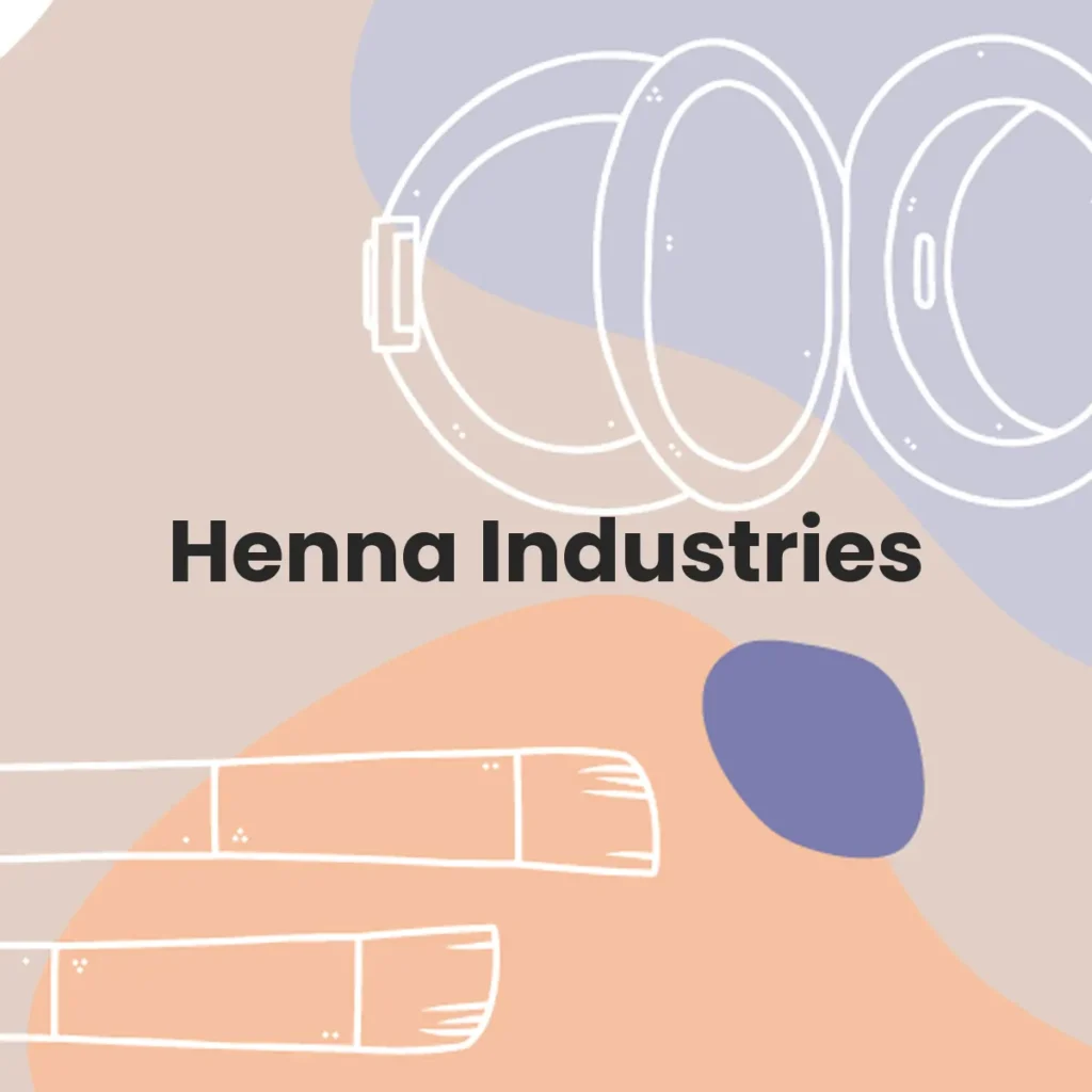 Henna Industries testa en animales?