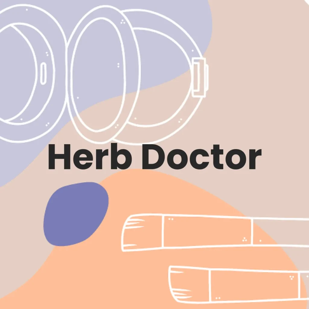 Herb Doctor testa en animales?