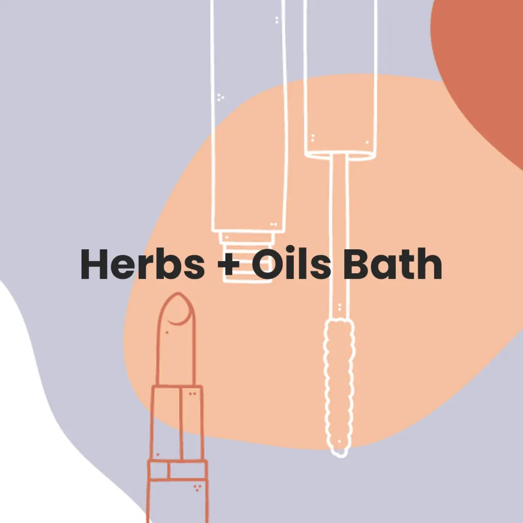 Herbs + Oils Bath testa en animales?