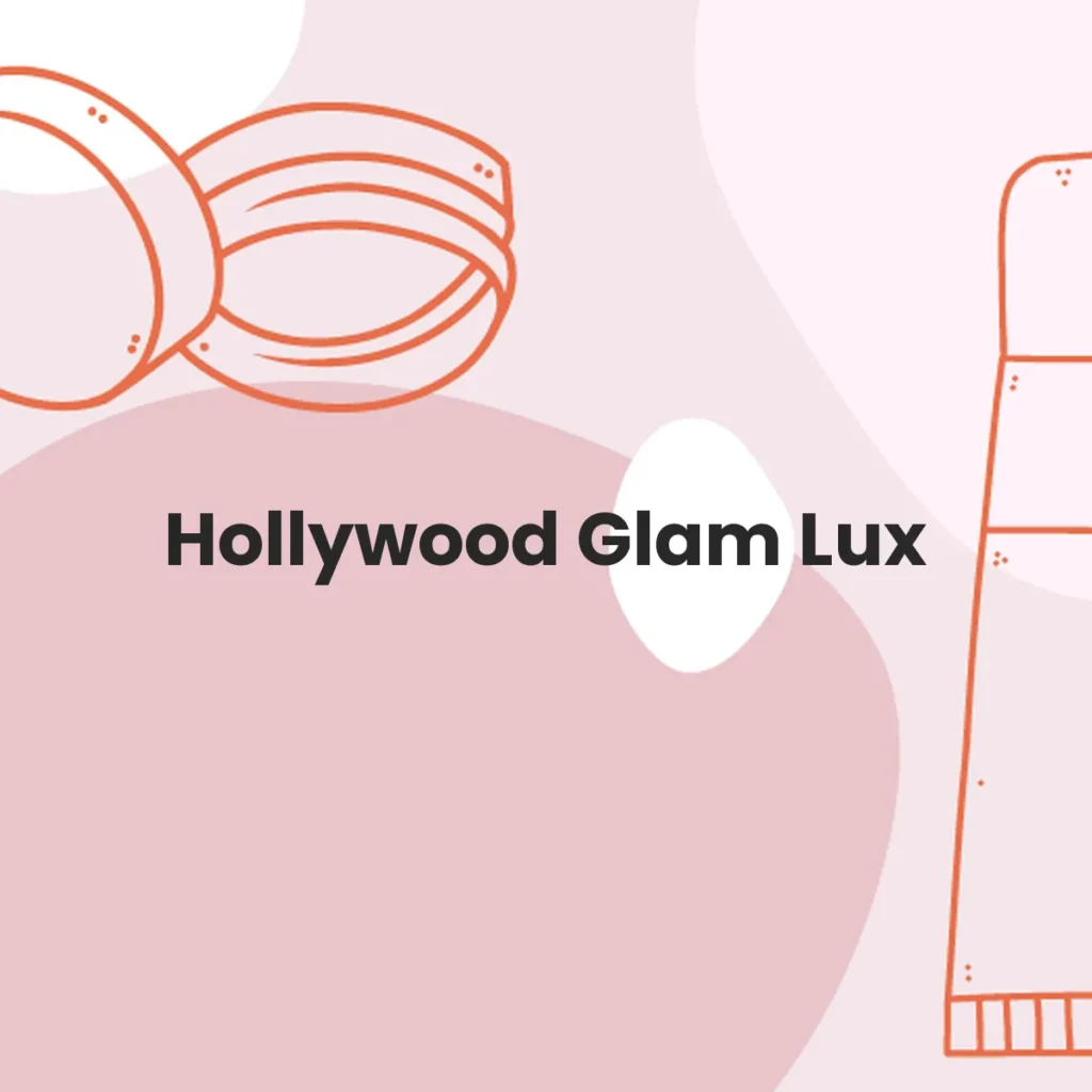 Hollywood Glam Lux testa en animales?