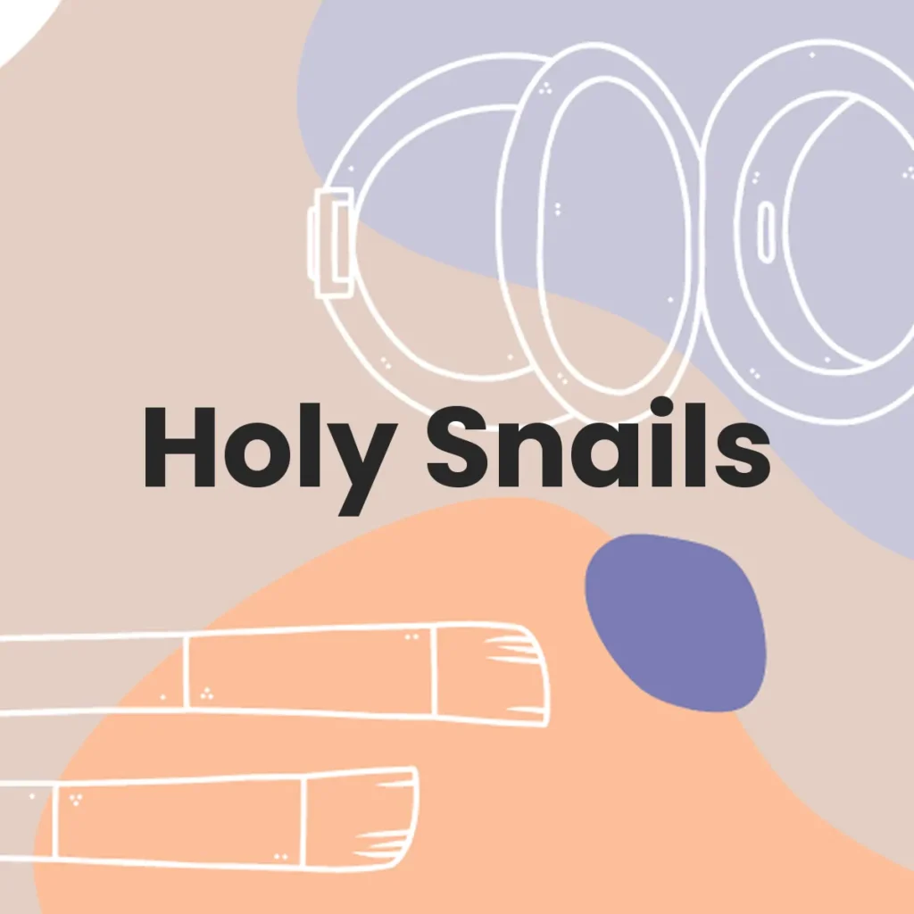Holy Snails testa en animales?