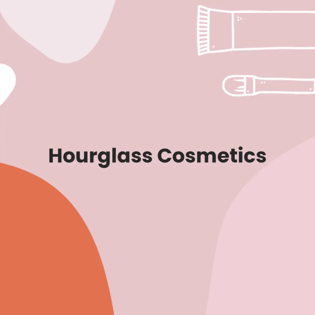 Hourglass Cosmetics testa en animales?