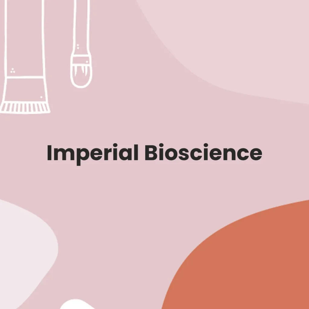 Imperial Bioscience testa en animales?