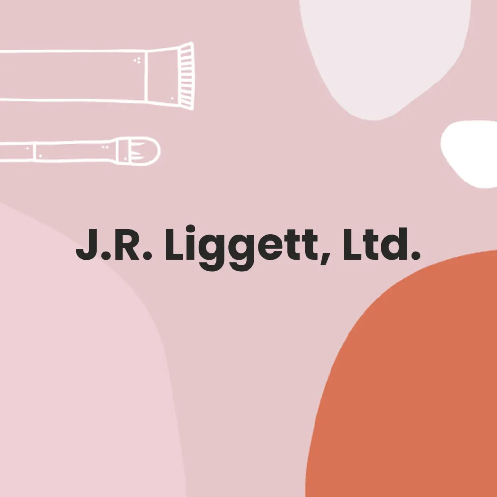 J.R. Liggett, Ltd. testa en animales?