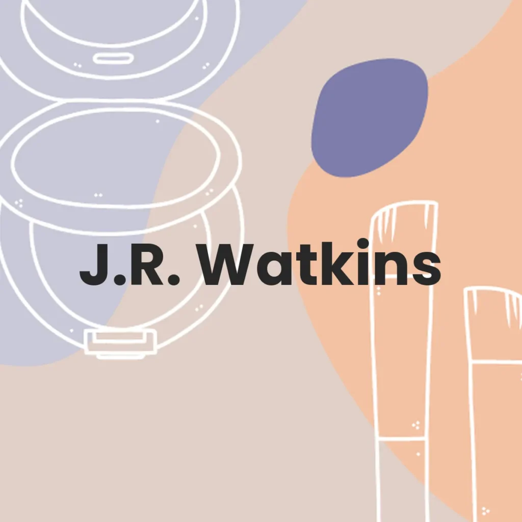 J.R. Watkins testa en animales?