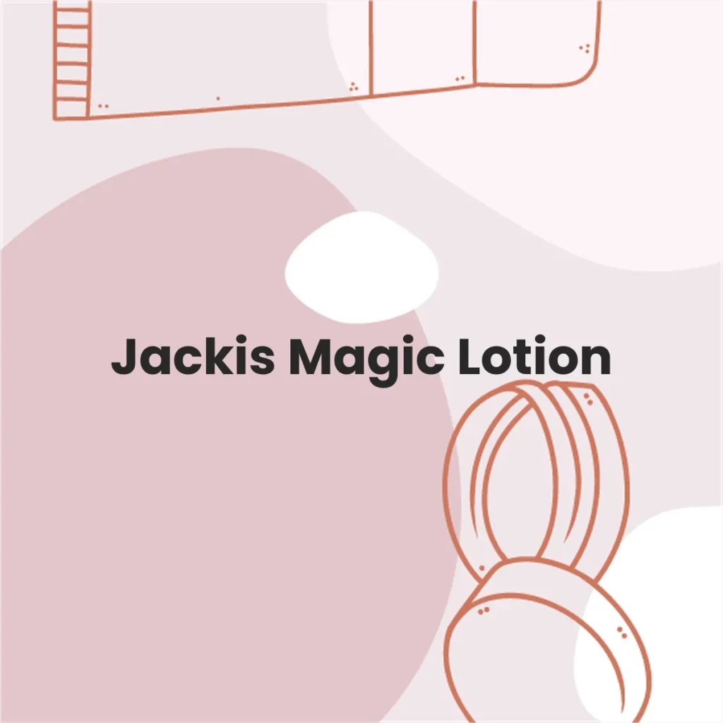Jackis Magic Lotion testa en animales?