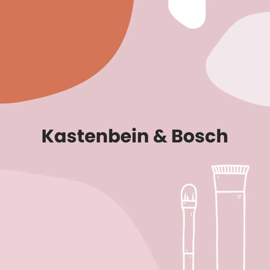 Kastenbein & Bosch testa en animales?