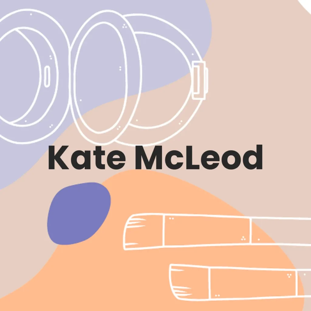 Kate McLeod testa en animales?