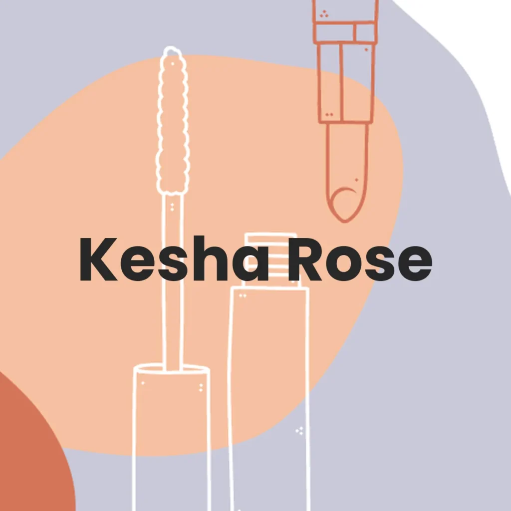 Kesha Rose testa en animales?