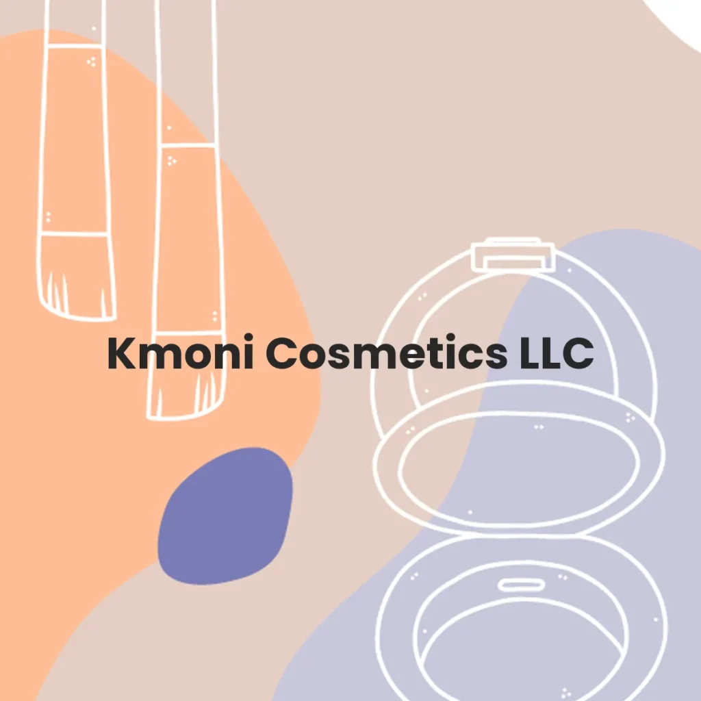 Kmoni Cosmetics LLC testa en animales?