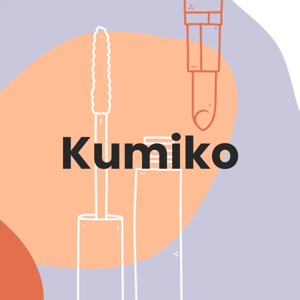 Kumiko testa en animales?