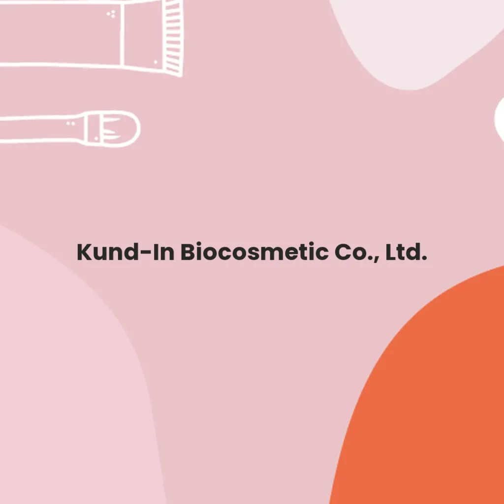 Kund-In Biocosmetic Co., Ltd. testa en animales?