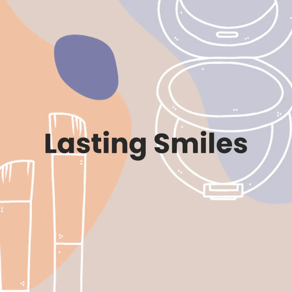 Lasting Smiles testa en animales?