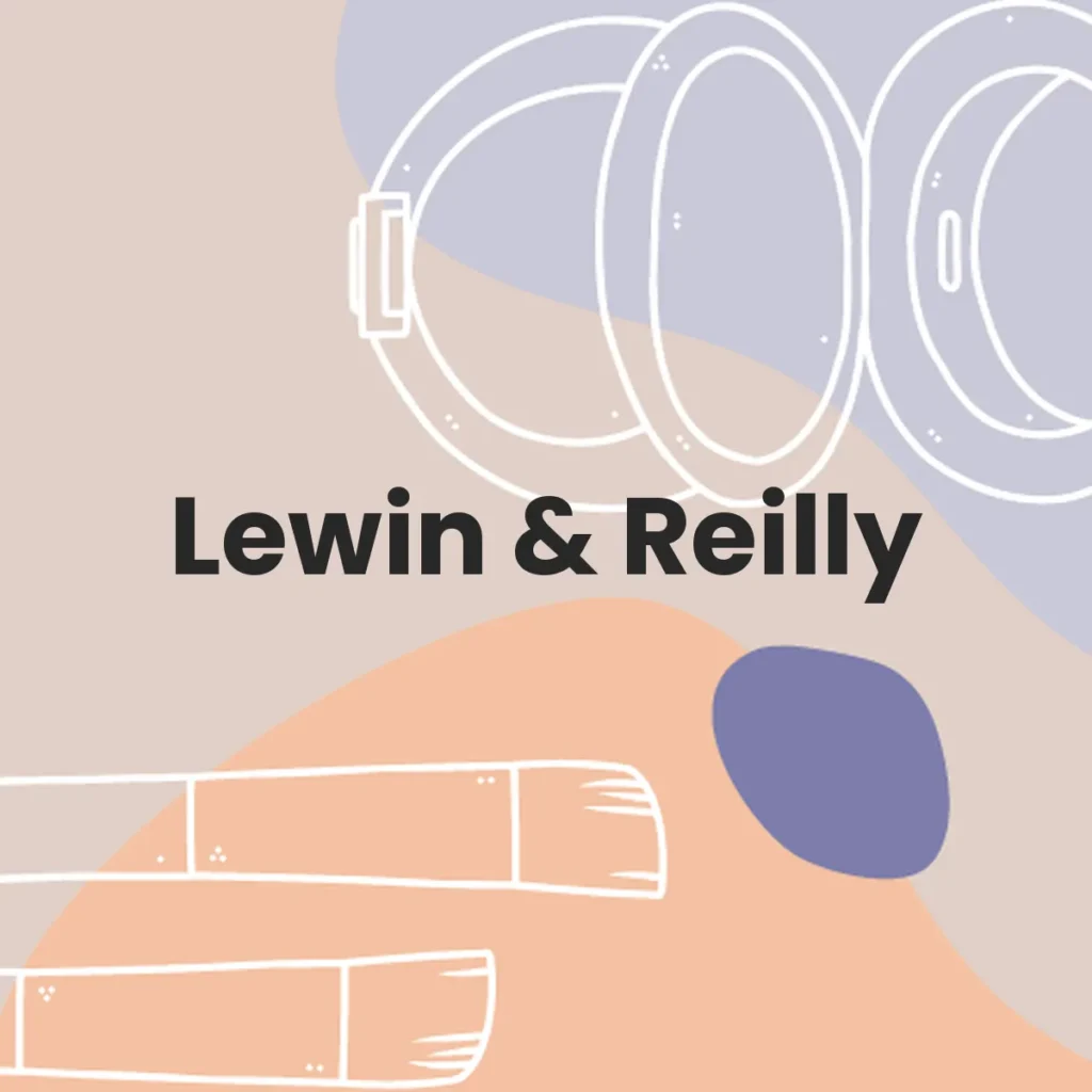 Lewin & Reilly testa en animales?