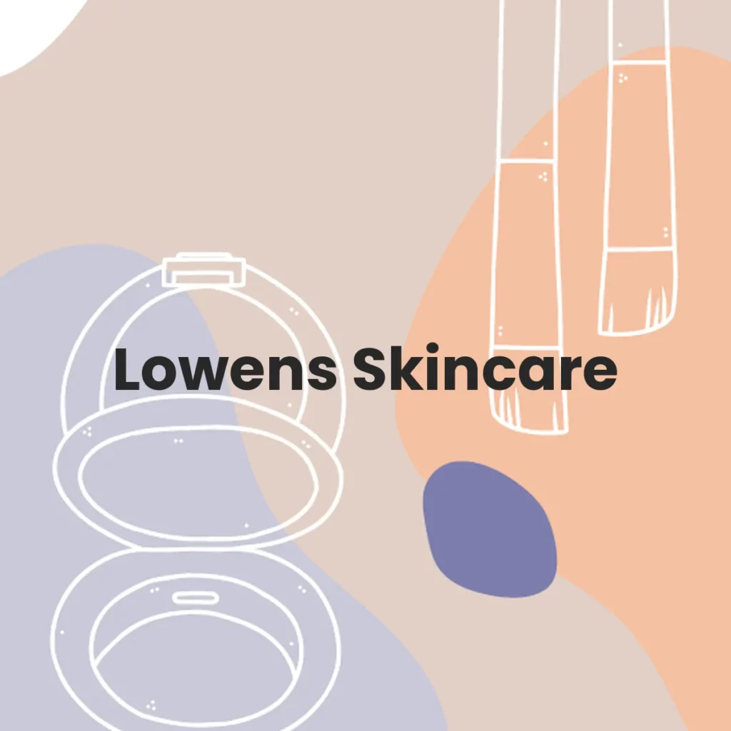 Lowens Skincare testa en animales?