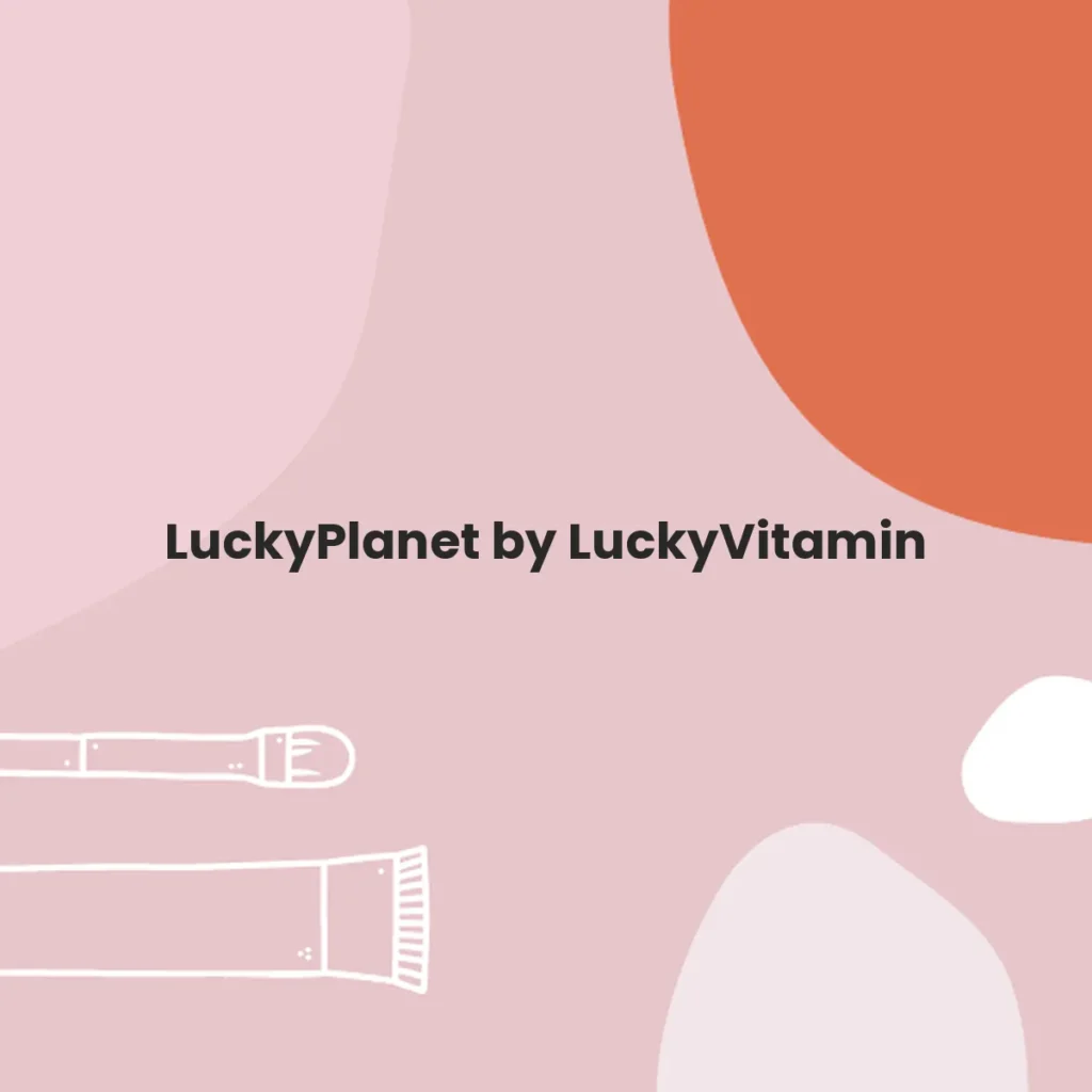 LuckyPlanet by LuckyVitamin testa en animales?