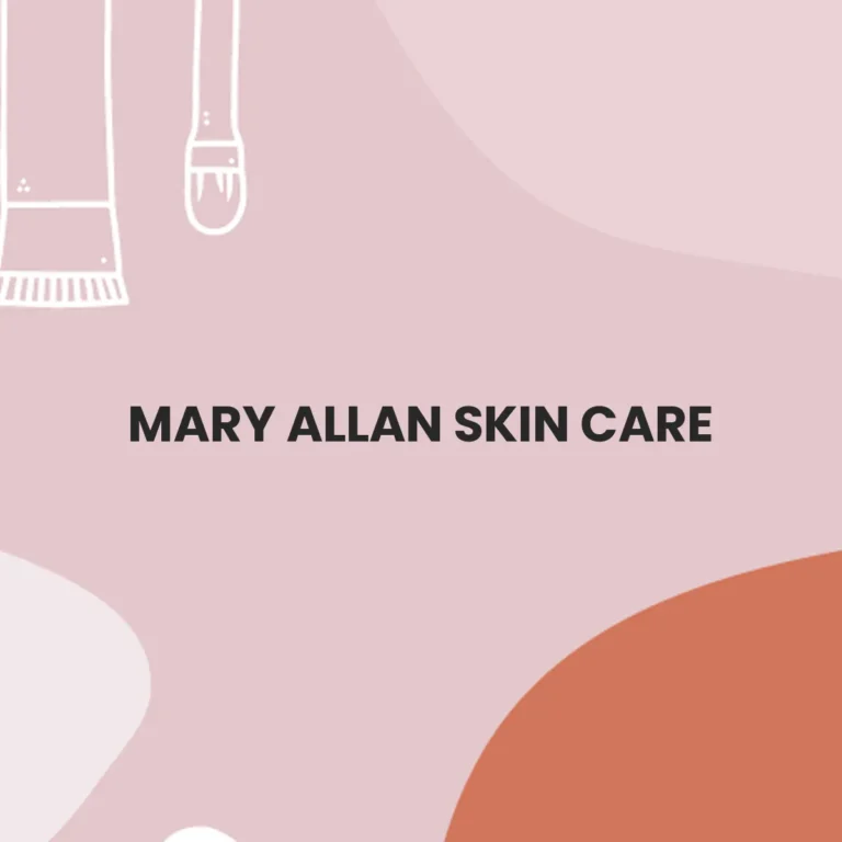 MARY ALLAN SKIN CARE