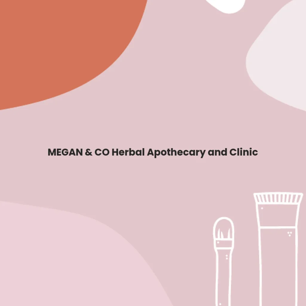 MEGAN & CO Herbal Apothecary and Clinic testa en animales?