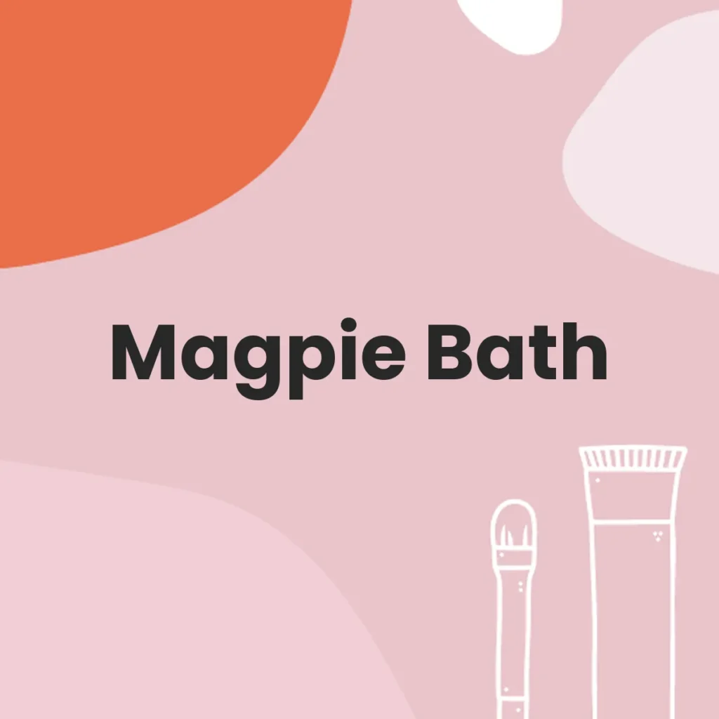 Magpie Bath testa en animales?