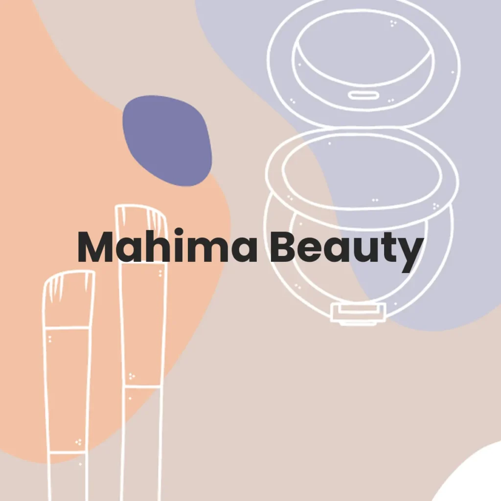 Mahima Beauty testa en animales?