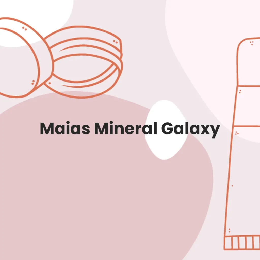 Maias Mineral Galaxy testa en animales?