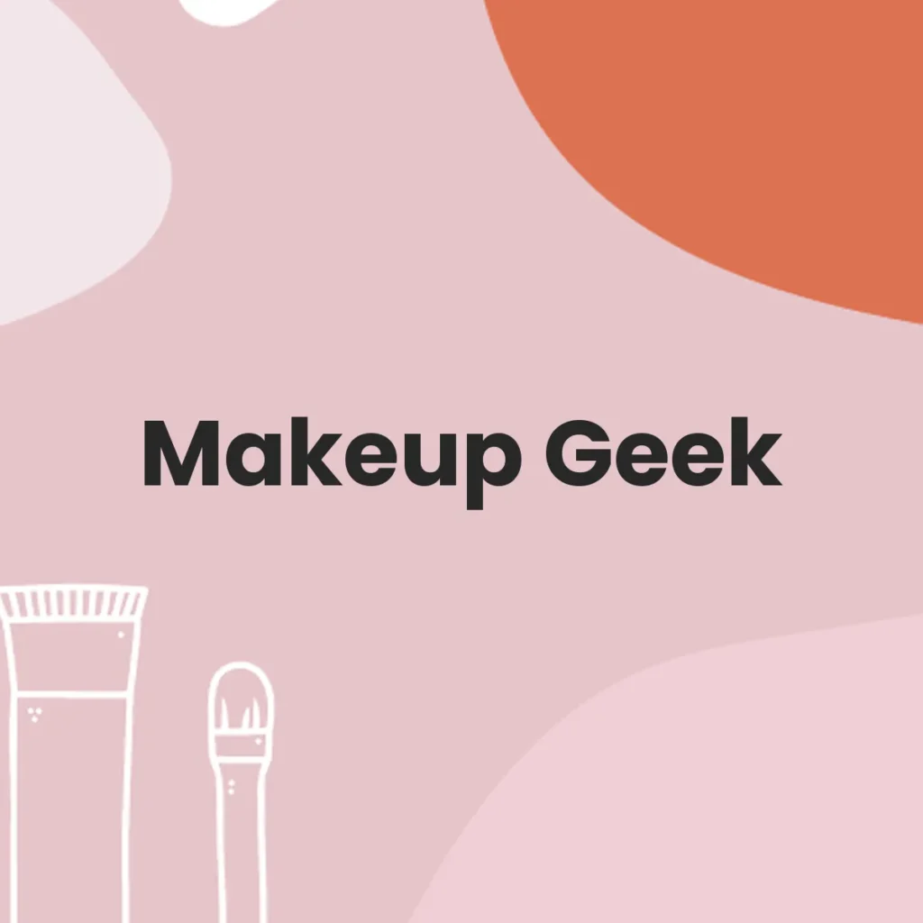 Makeup Geek testa en animales?
