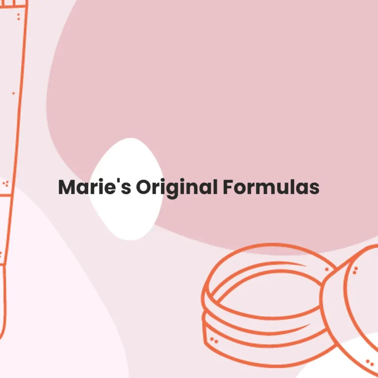 Marie’s Original Formulas