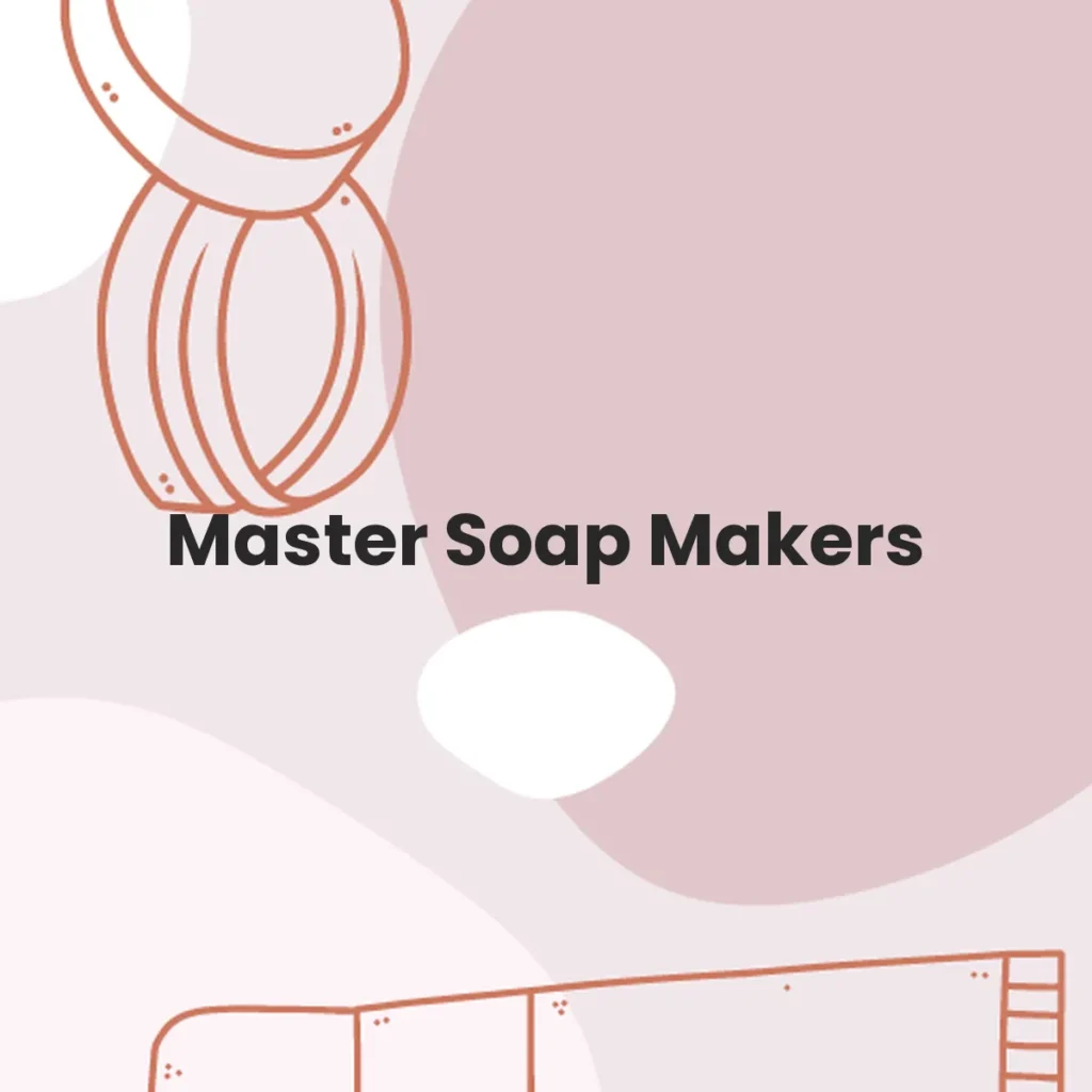 Master Soap Makers testa en animales?