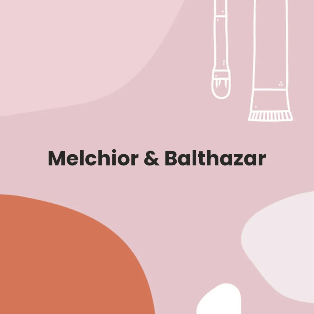 Melchior & Balthazar testa en animales?