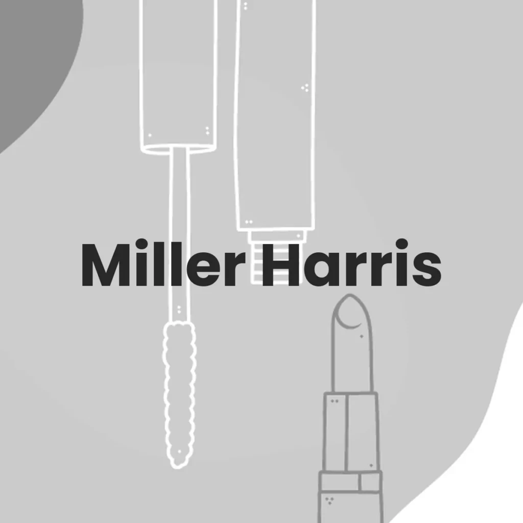 Miller Harris testa en animales?
