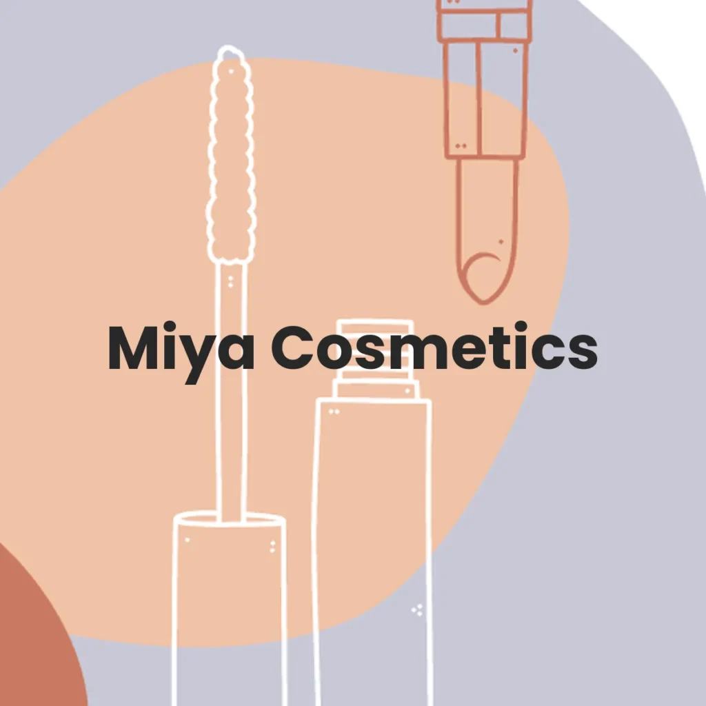 Miya Cosmetics testa en animales?