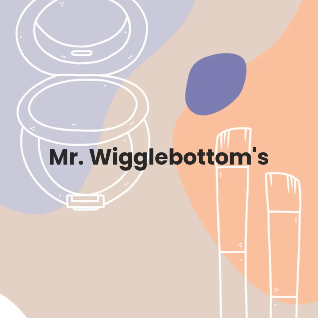Mr. Wigglebottom's testa en animales?