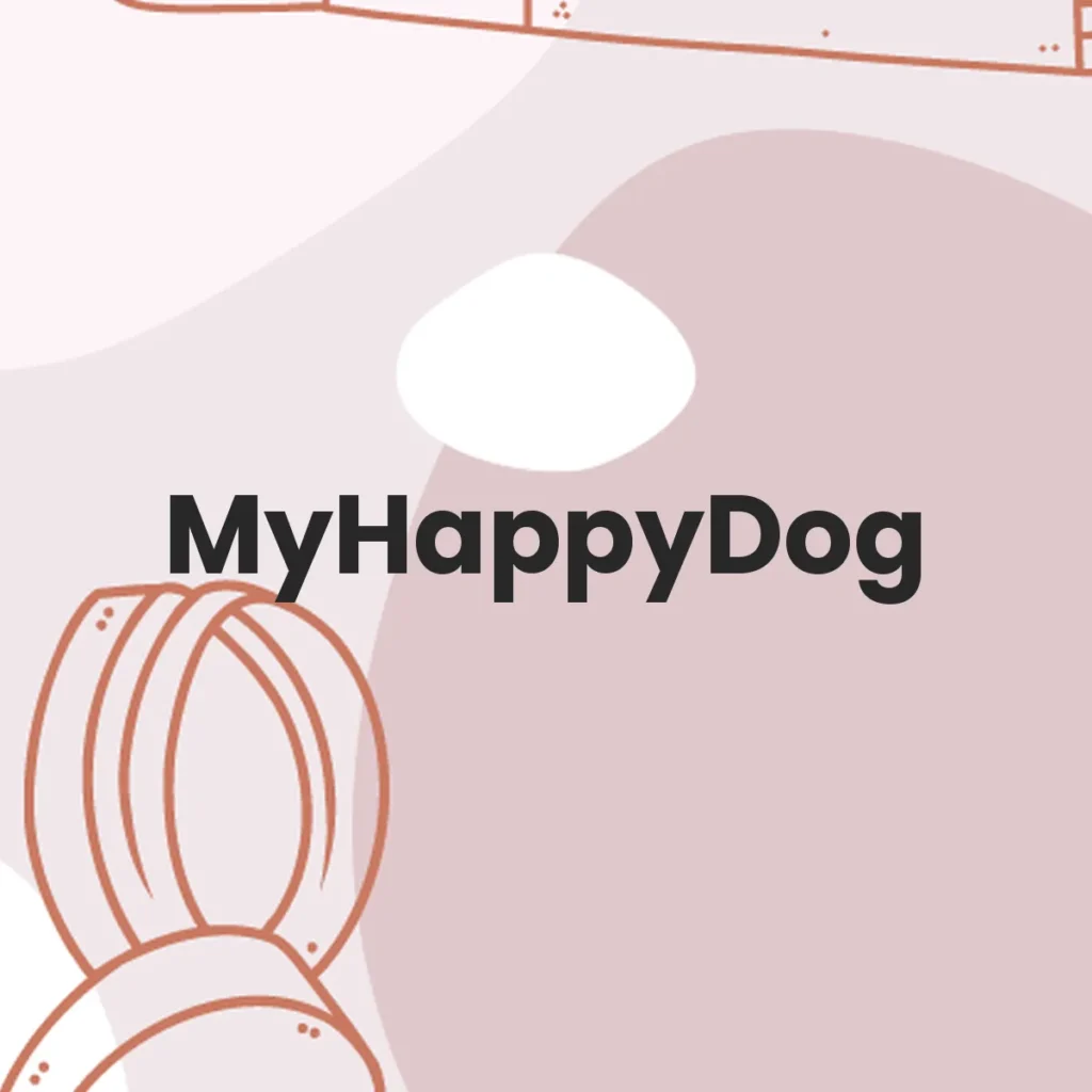 MyHappyDog testa en animales?