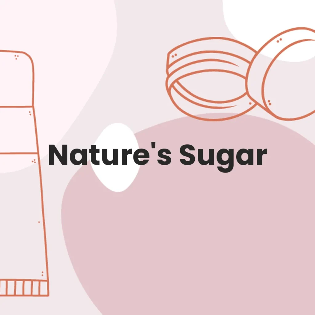 Nature's Sugar testa en animales?