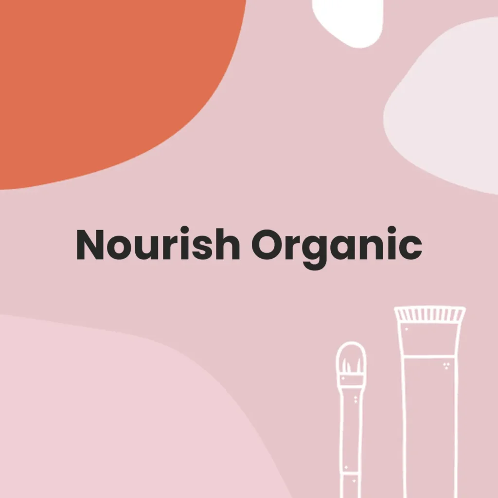 Nourish Organic testa en animales?
