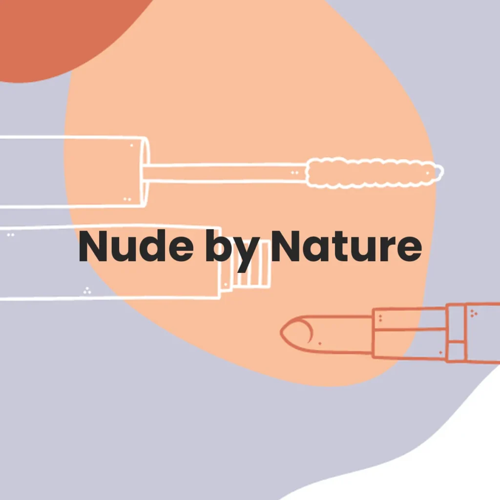 Nude by Nature testa en animales?