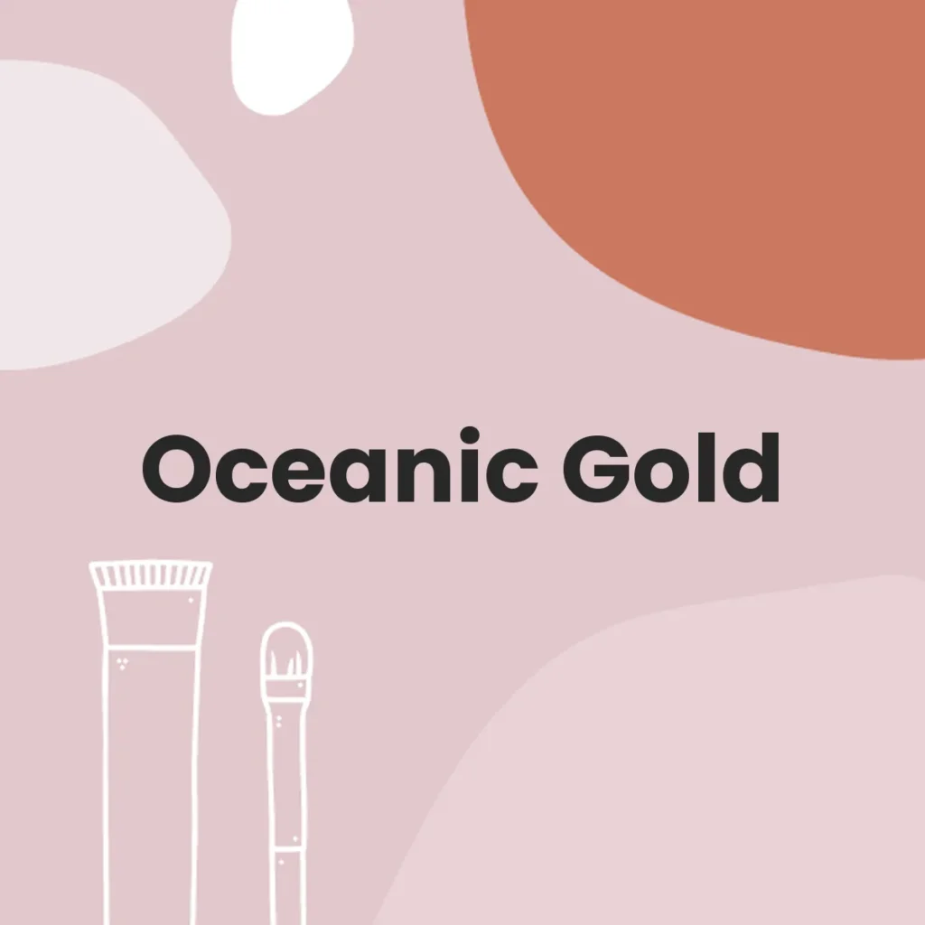 Oceanic Gold testa en animales?