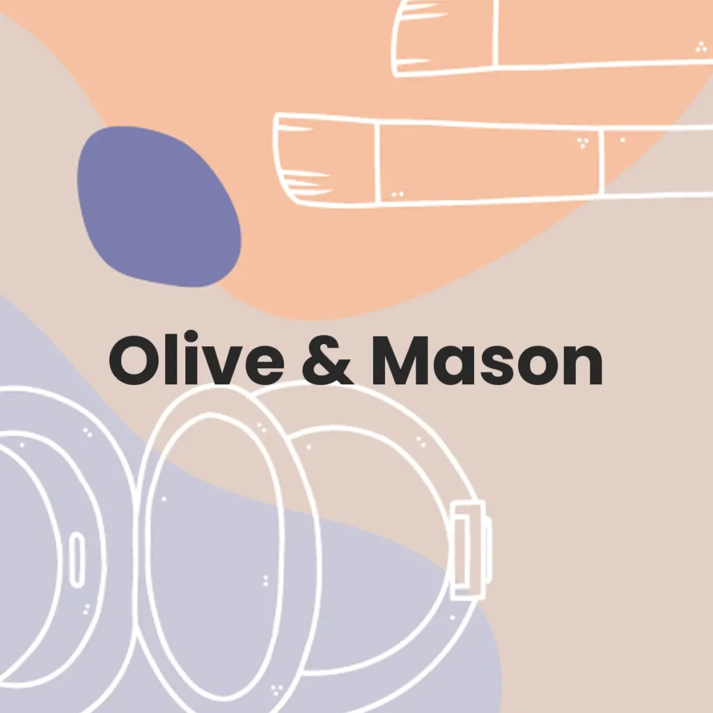 Olive & Mason testa en animales?