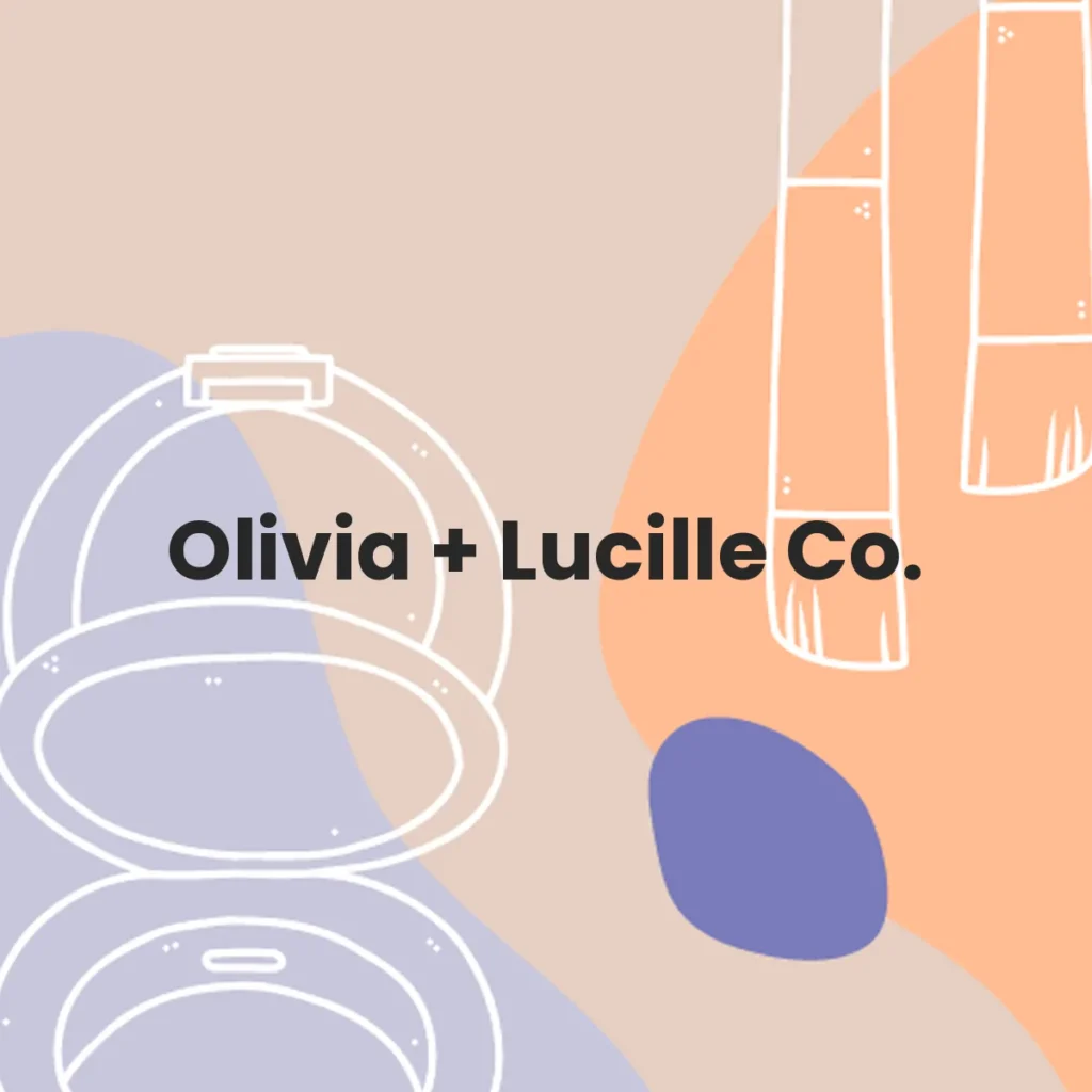 Olivia + Lucille Co. testa en animales?