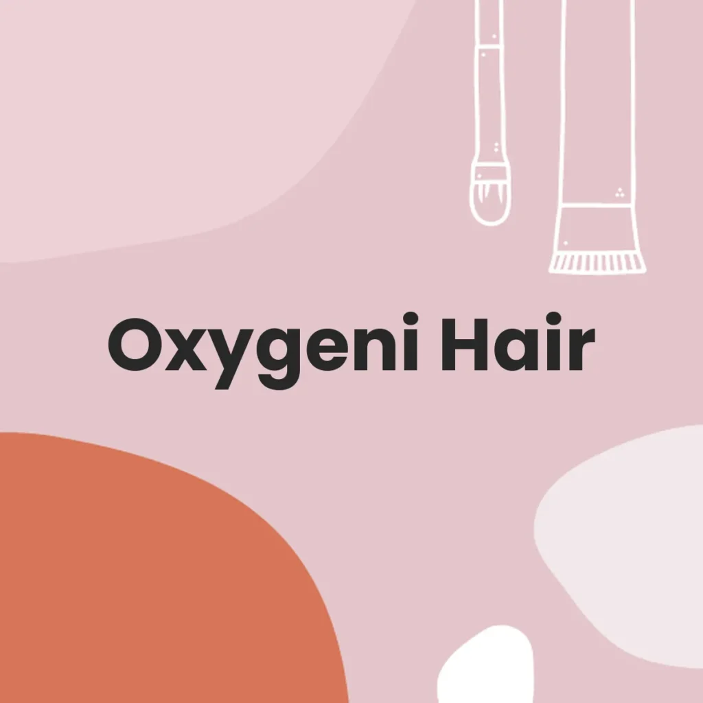 Oxygeni Hair testa en animales?