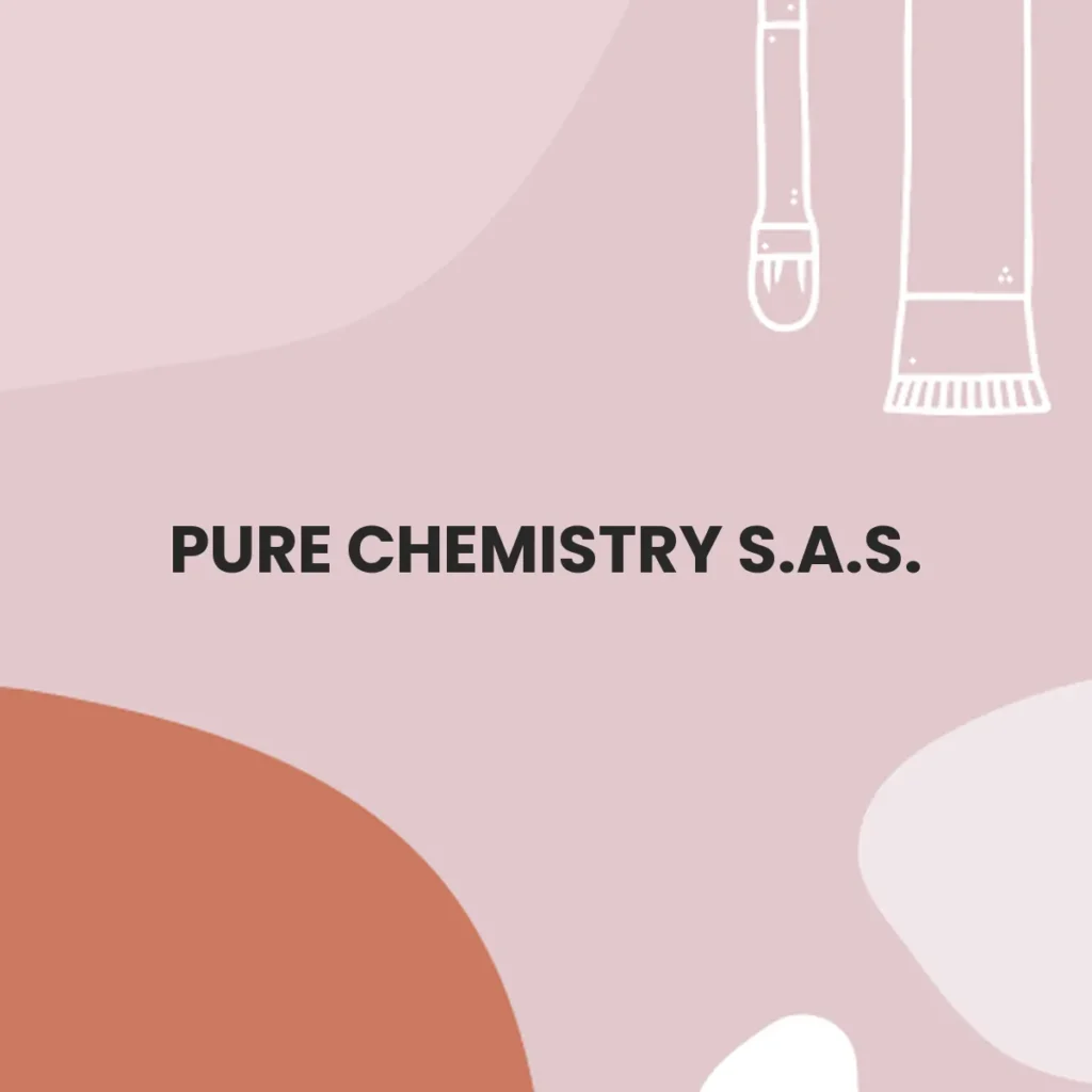 PURE CHEMISTRY S.A.S. testa en animales?