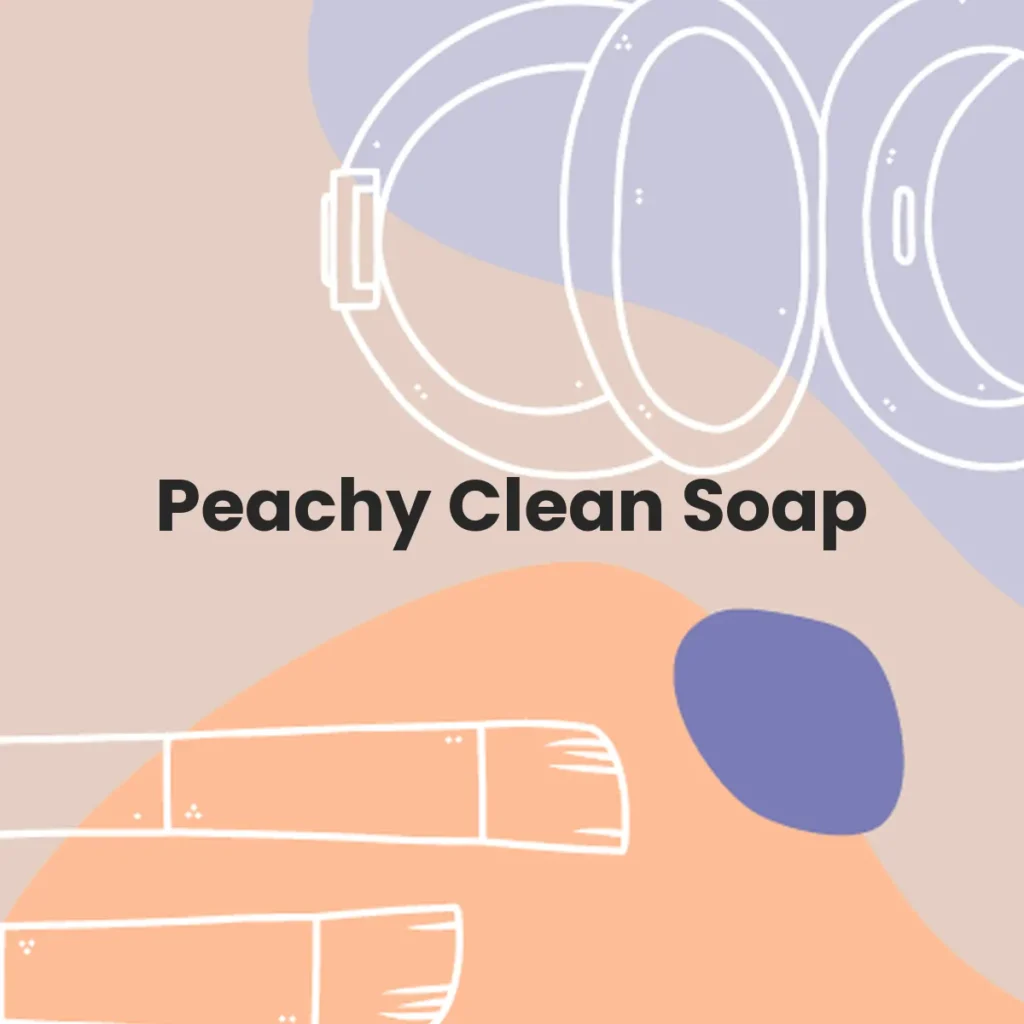 Peachy Clean Soap testa en animales?