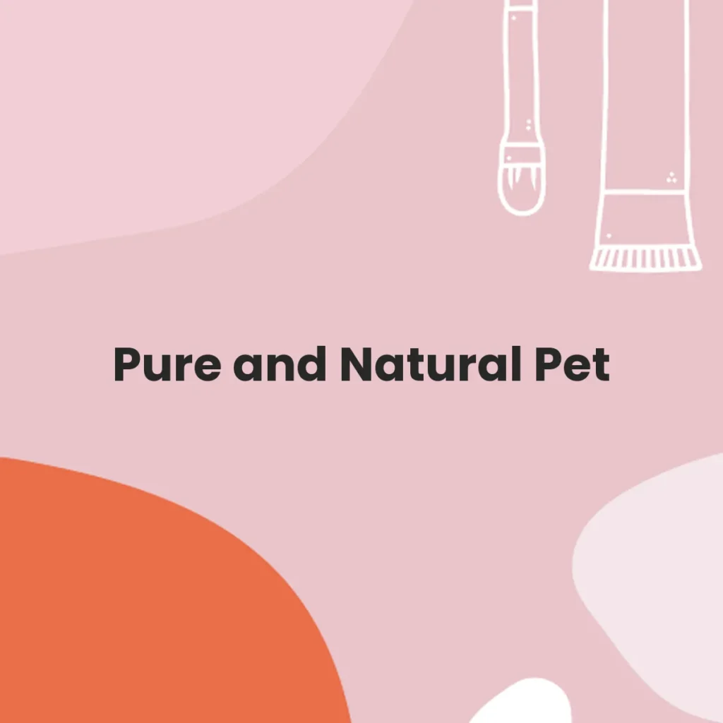 Pure and Natural Pet testa en animales?