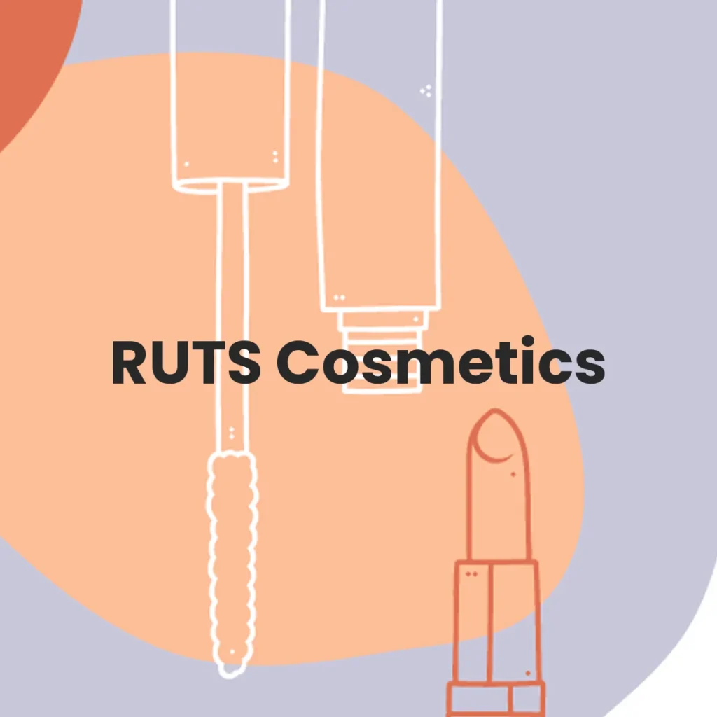 RUTS Cosmetics testa en animales?