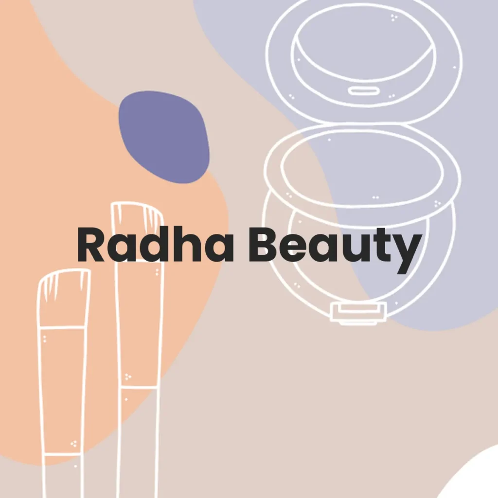 Radha Beauty testa en animales?